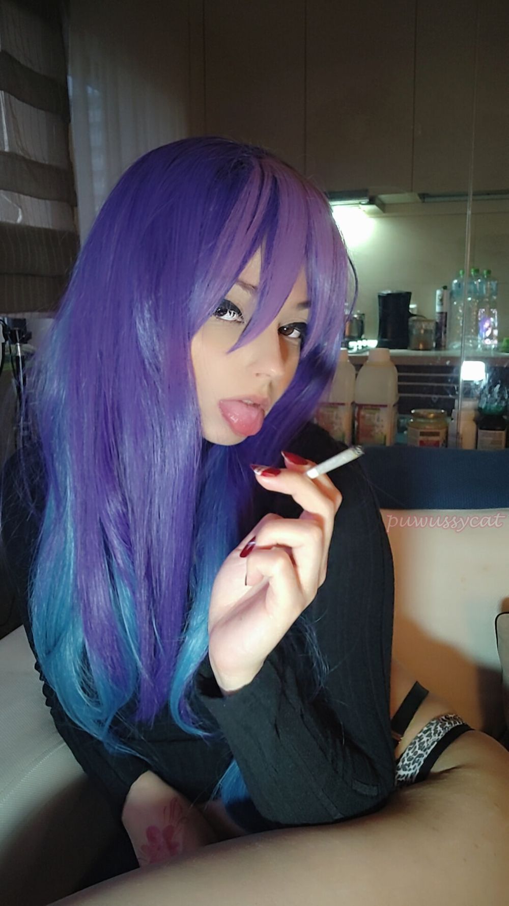 Adorable Egirl Smoking #4