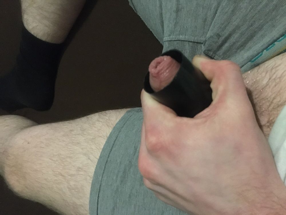 Bound Dick And Balls And Homemade Cocksleeve  #37