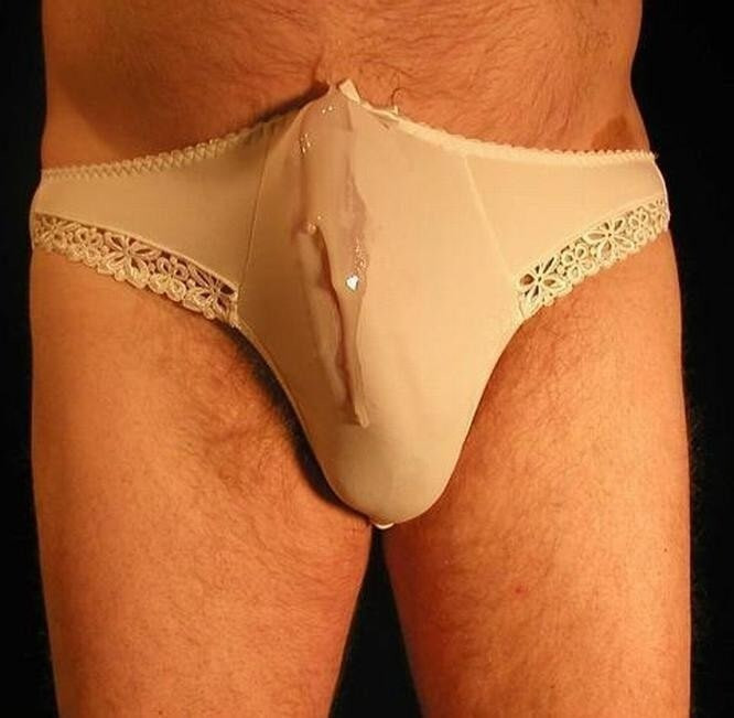 Cum in panties  #5