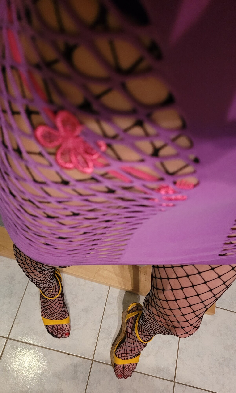 VioletBiTCH💜 Robe Resille Violette Full CAM4 VaneSsaBarBie #16