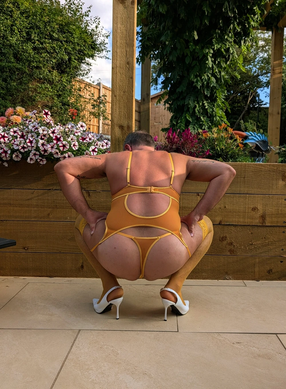 Yellow slutty outfit #6