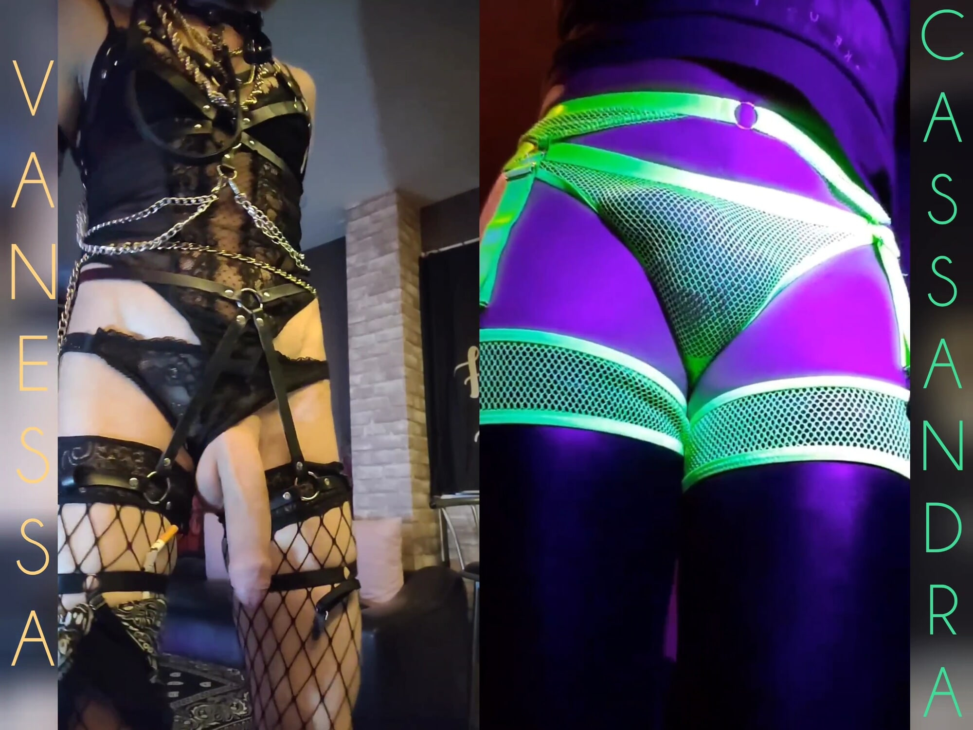 CasSandra LADzi e VaneSsaBiTCHx 1ere CoLLAB BdsM FLuo 