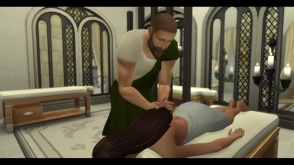 Sims in Rome Bath House Sex Day pics #8