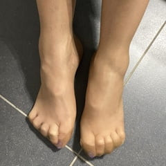 Make sure you sniff my nylon soles!