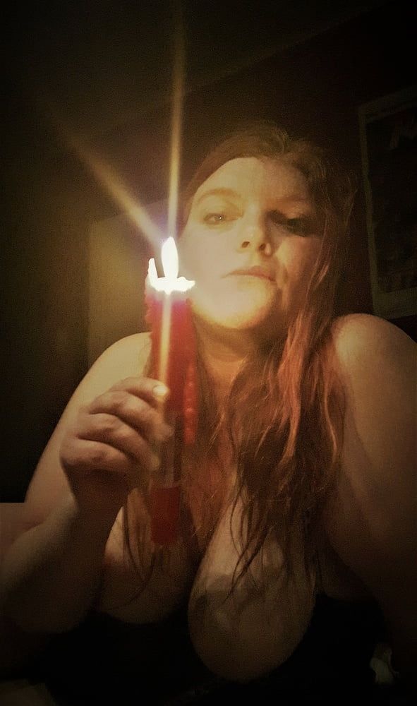 BBW Wife Miss Lizz candle play  #18
