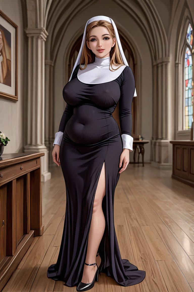 Attractive Busty Nun #2