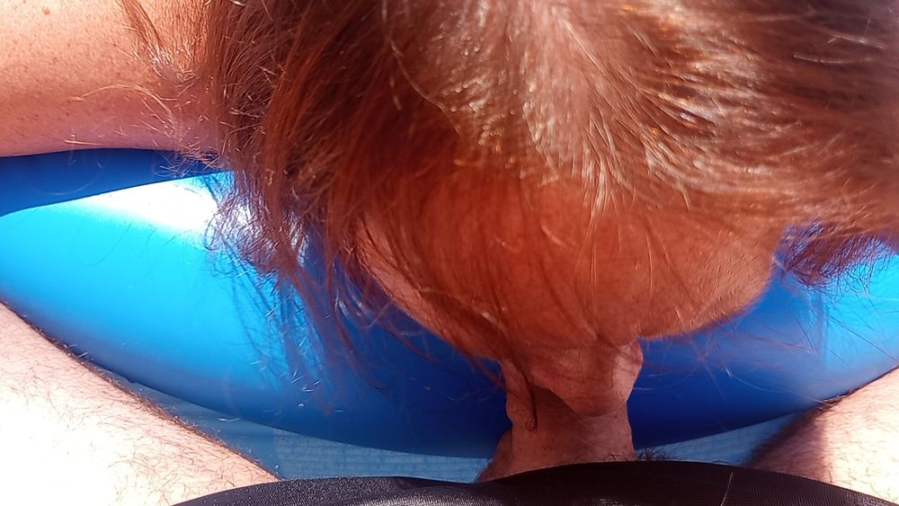 Sucking dick by the pool #11