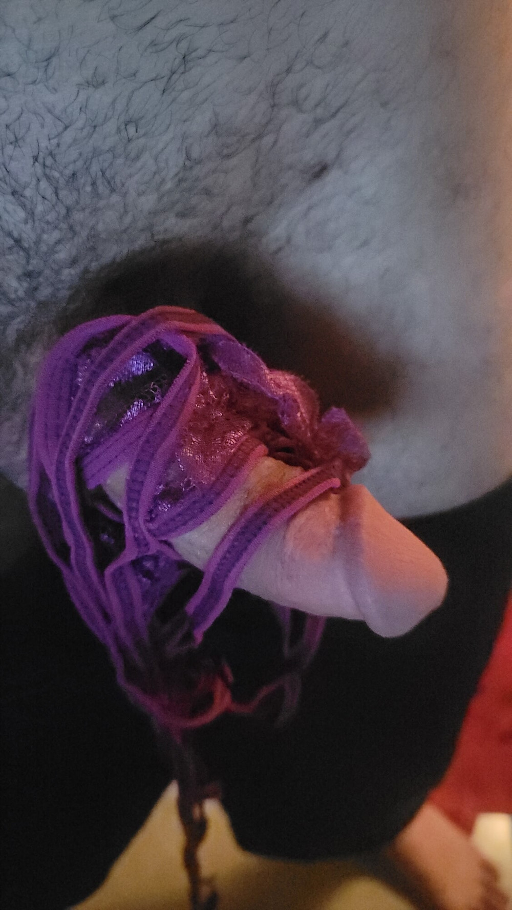 Hot Cock Wrapped In Lingerie #2