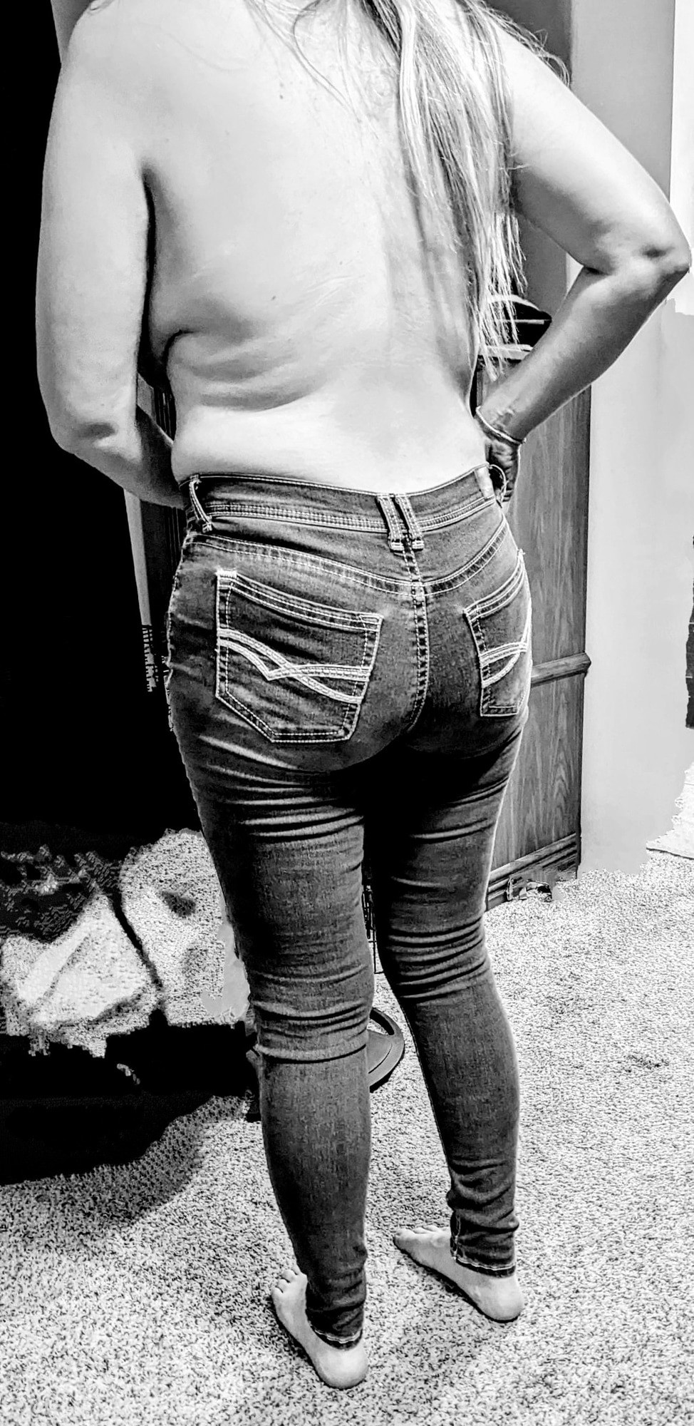 Curvy cutie with a booty and her little dick husband #16