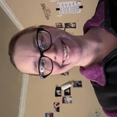 Me smiling 