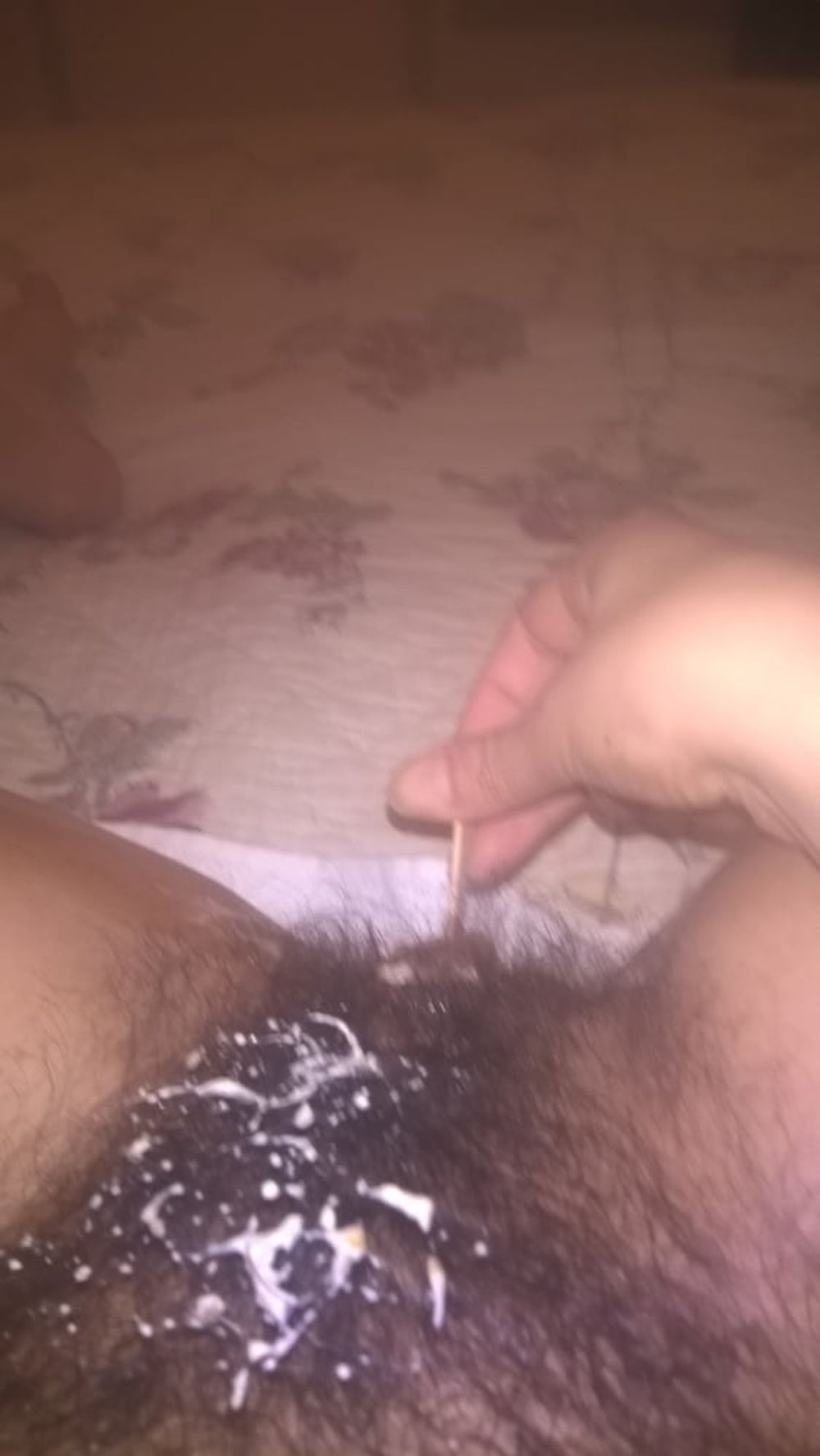 Hairy JoyTwoSex Playing With Ice Cream #13