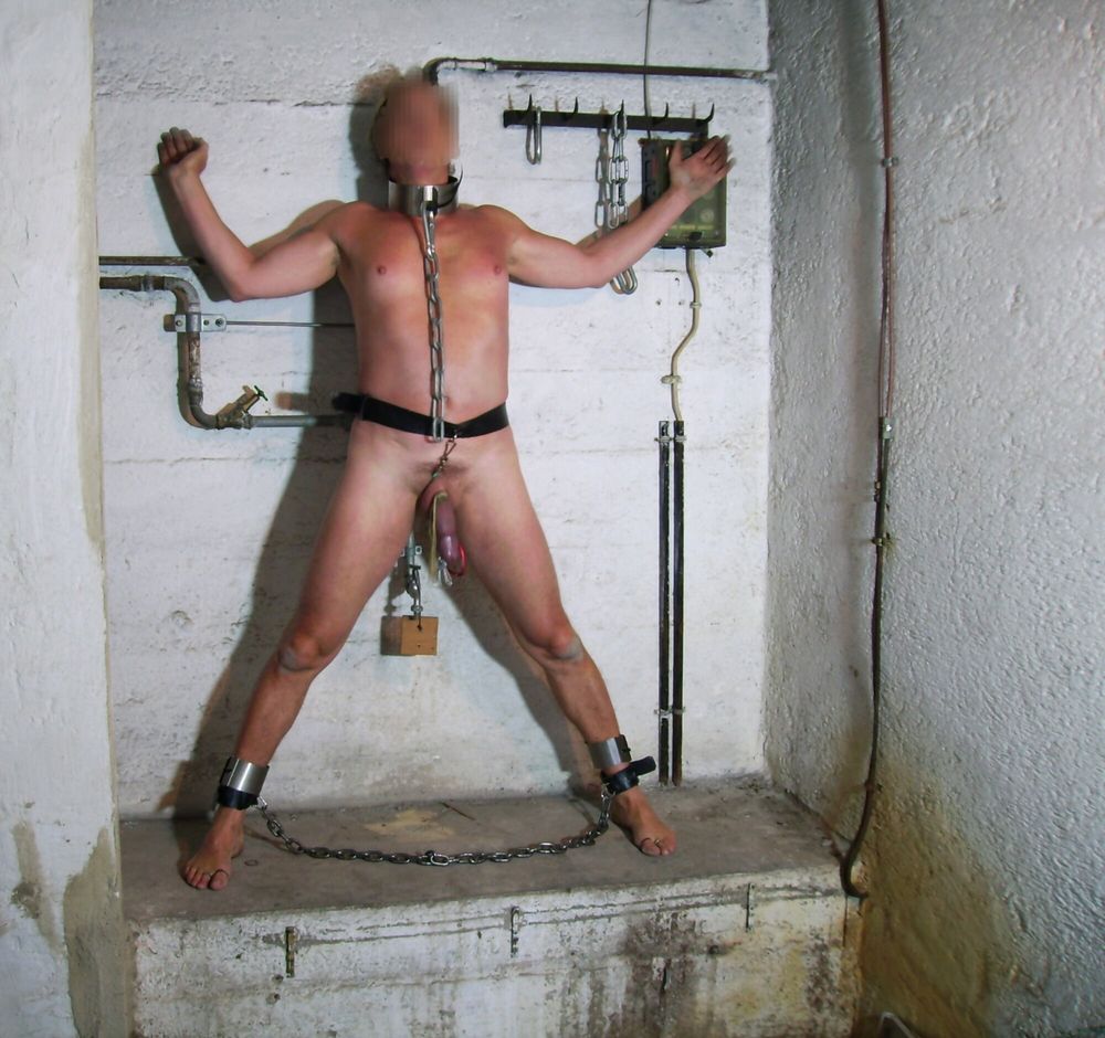 Slave Man locked up dirty Prison Erection #5