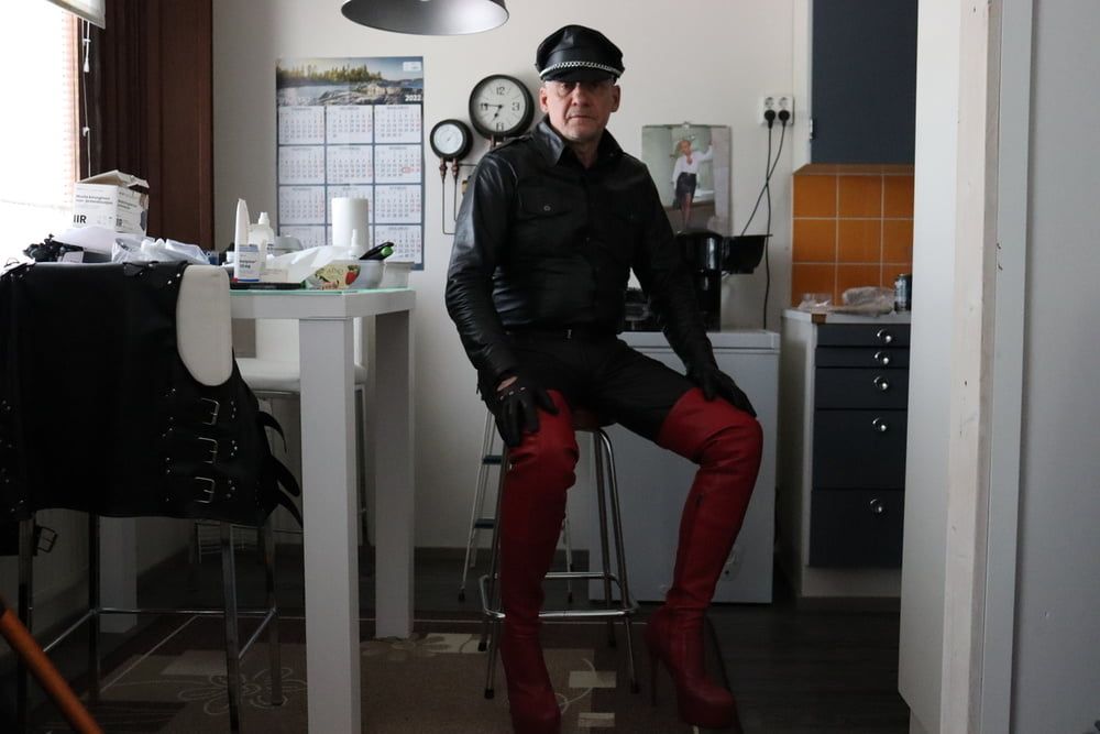 Finnish kinky leather gay #6