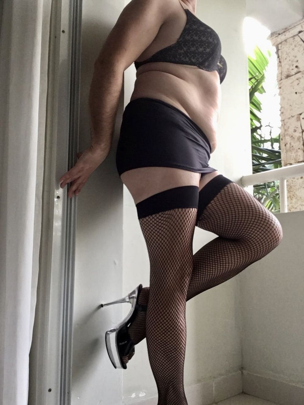 Black Fishnets &amp; Mini Skirt #12