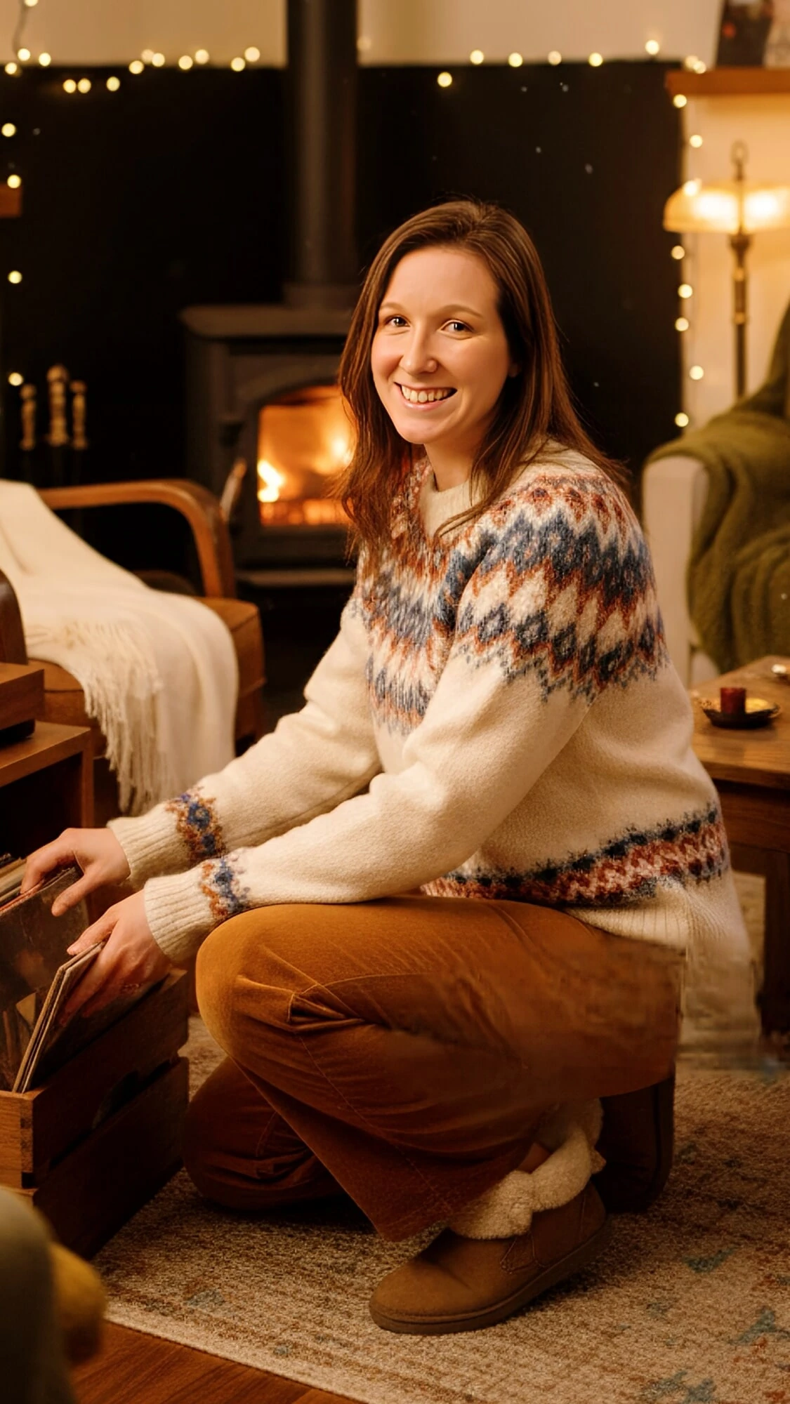 我穿着挪威毛衣，为了女孩做爱而裸体自慰