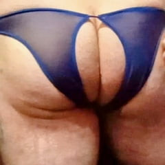 Blue and crotchless