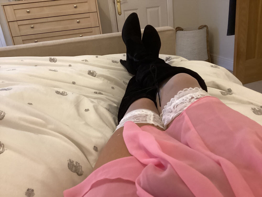 Mature sissy pretty in pink #4