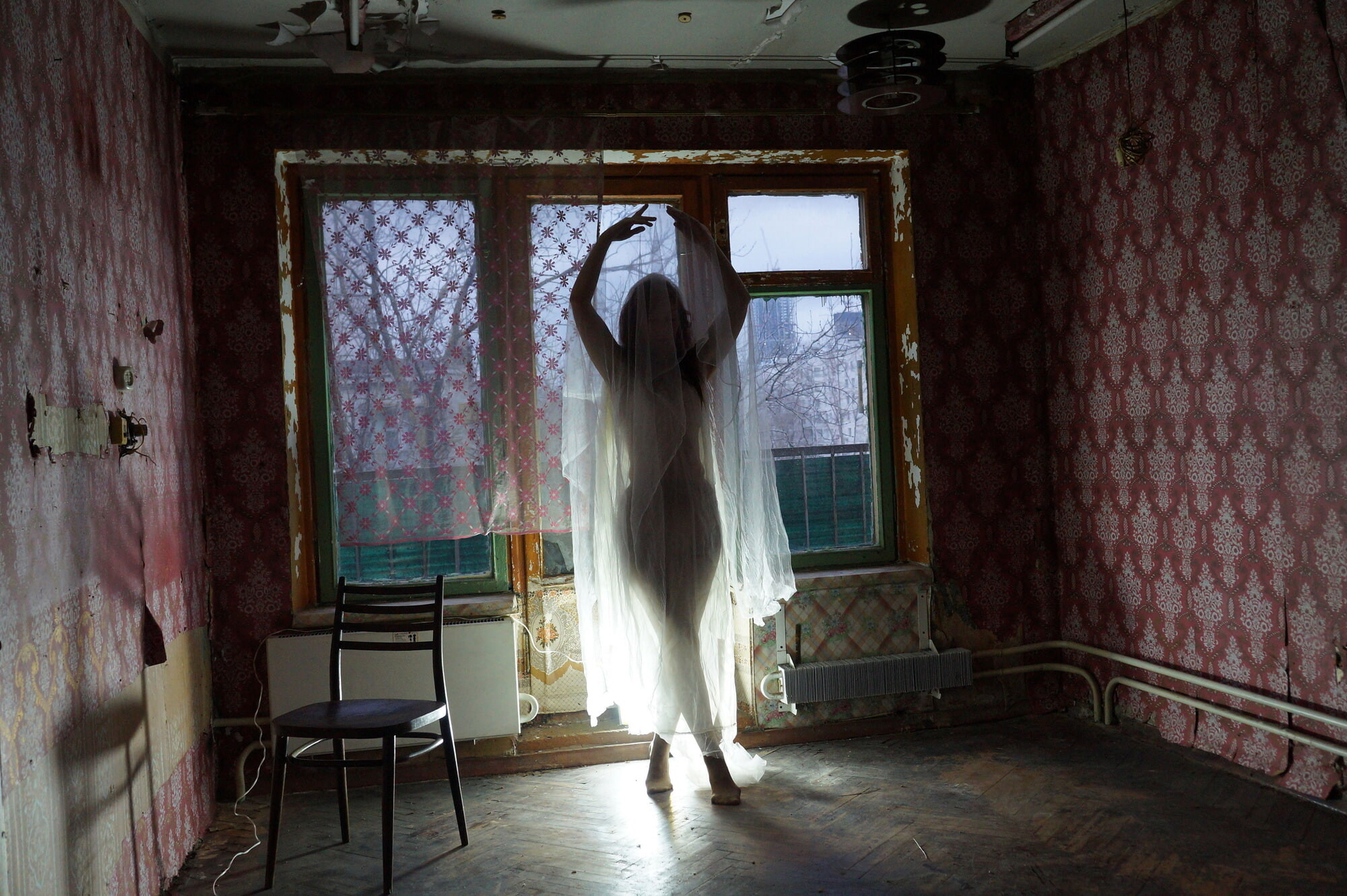 Ghost in a-maj in abandoned House #2