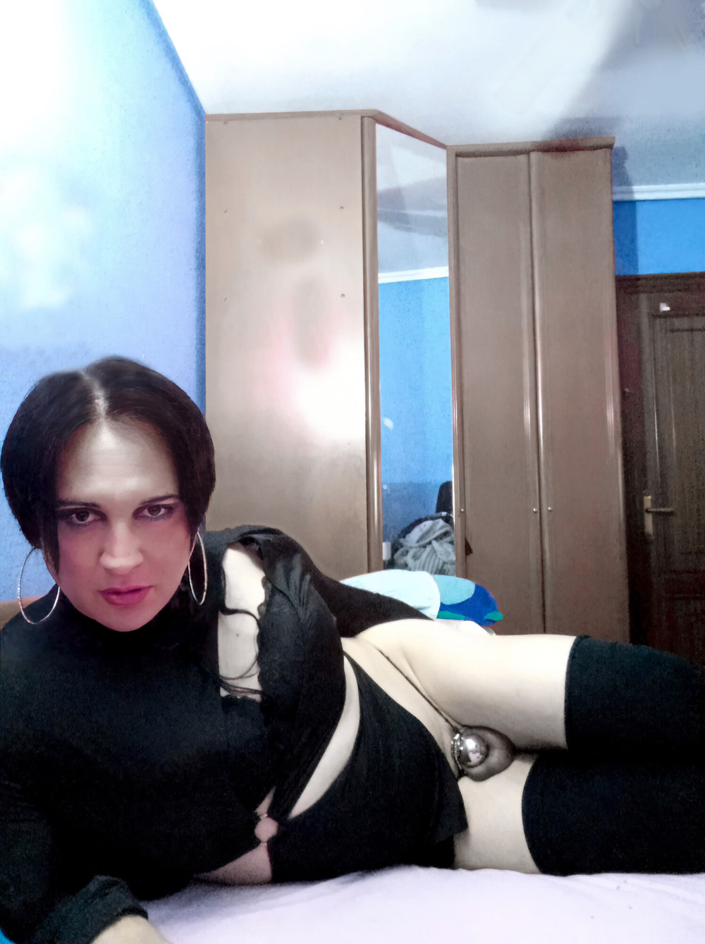 sissy taniax in black bodysuit,January 2024 #7