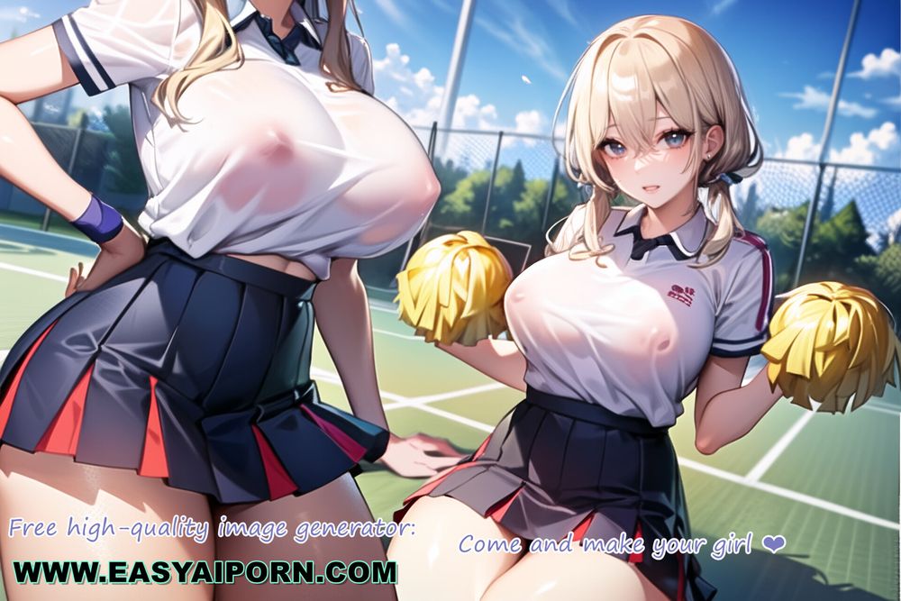 Hot Anime Cheerleader Motivating You Transparent Cloth #4