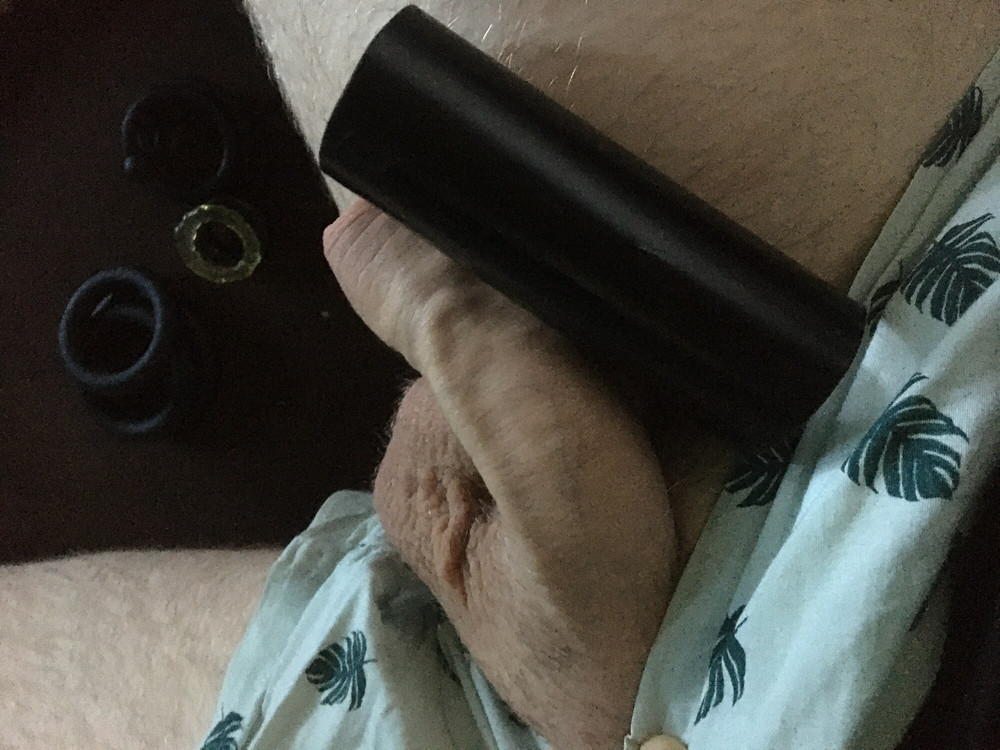 Balls With Rings And Cock With Homemade Cocksleeve And Rings #22