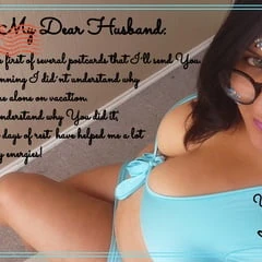 Cheating wife postcards