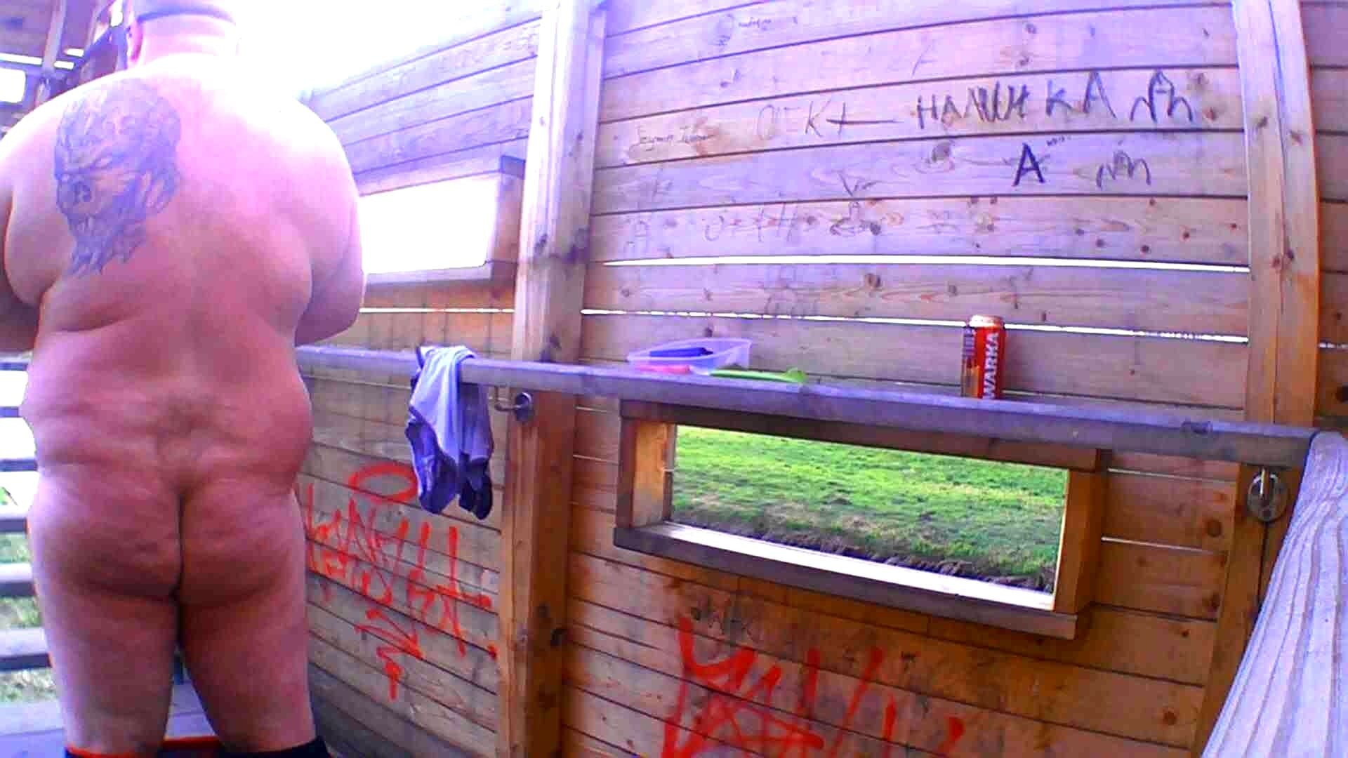 in a public place outside