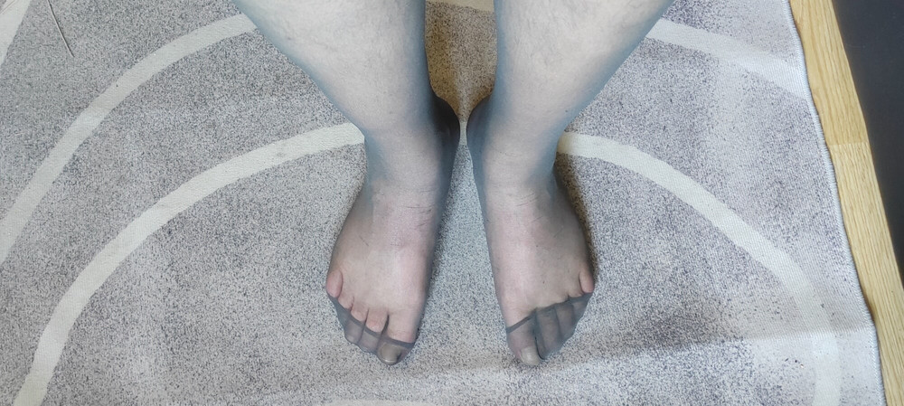 Nylon tights with jeans #28