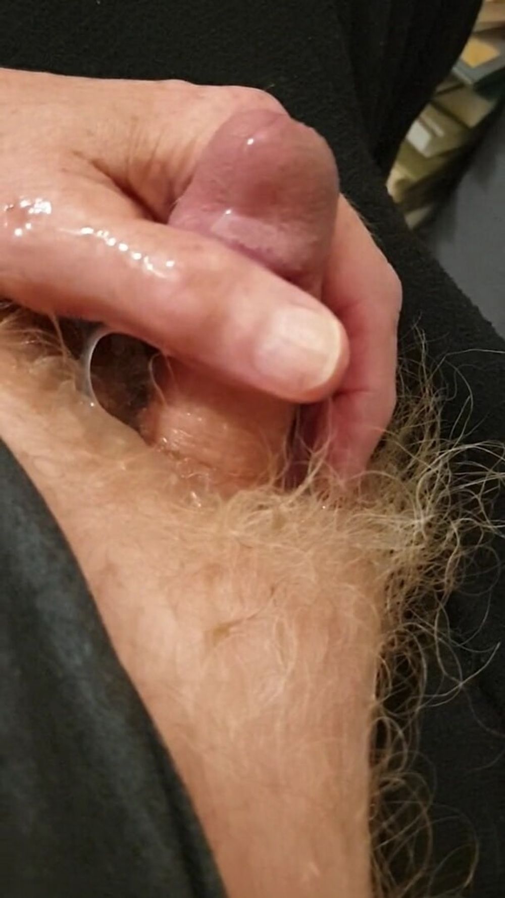 My tiny wet dick covered by pee and cum #47