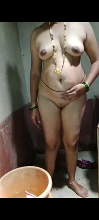 Desi wife bathing