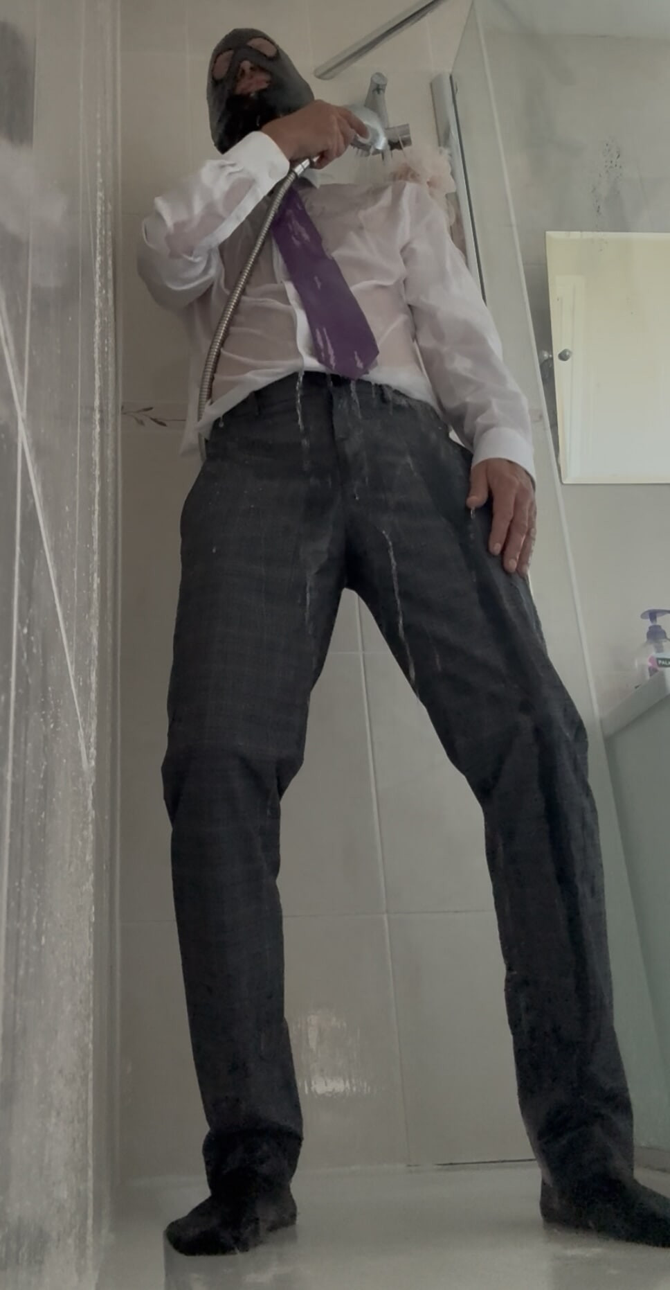 prostate_play - business man showering and trans doll fun #2