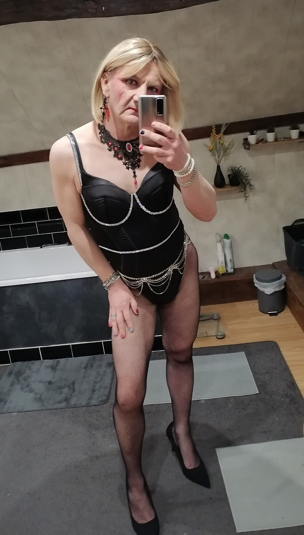 Black bodysuit Sissy Dee Dee #4