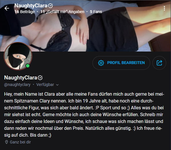 Mein KOSTENLOSES OnlyFans :) werde gerne ein Teil