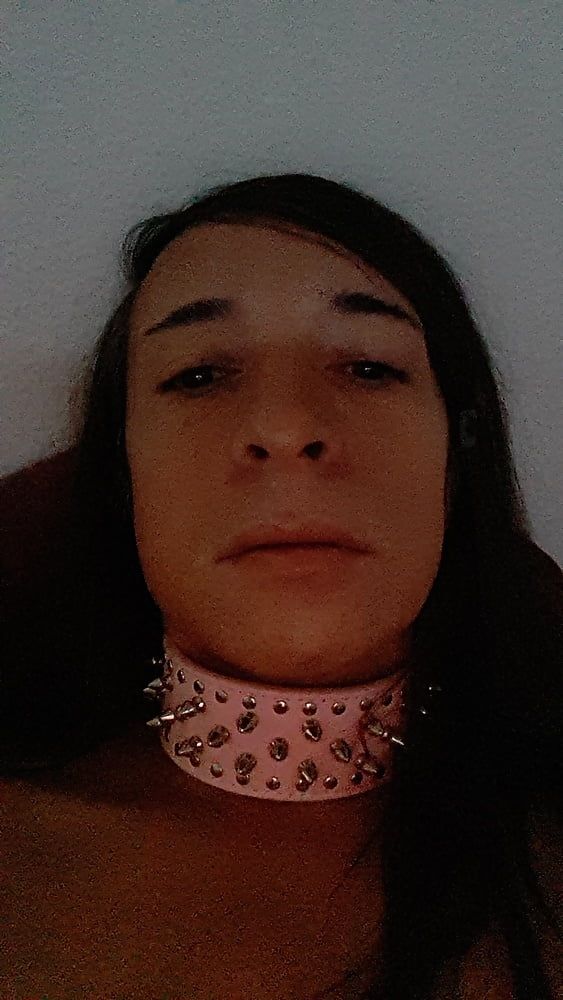 Tygra babe face with pink bitch necklace #2