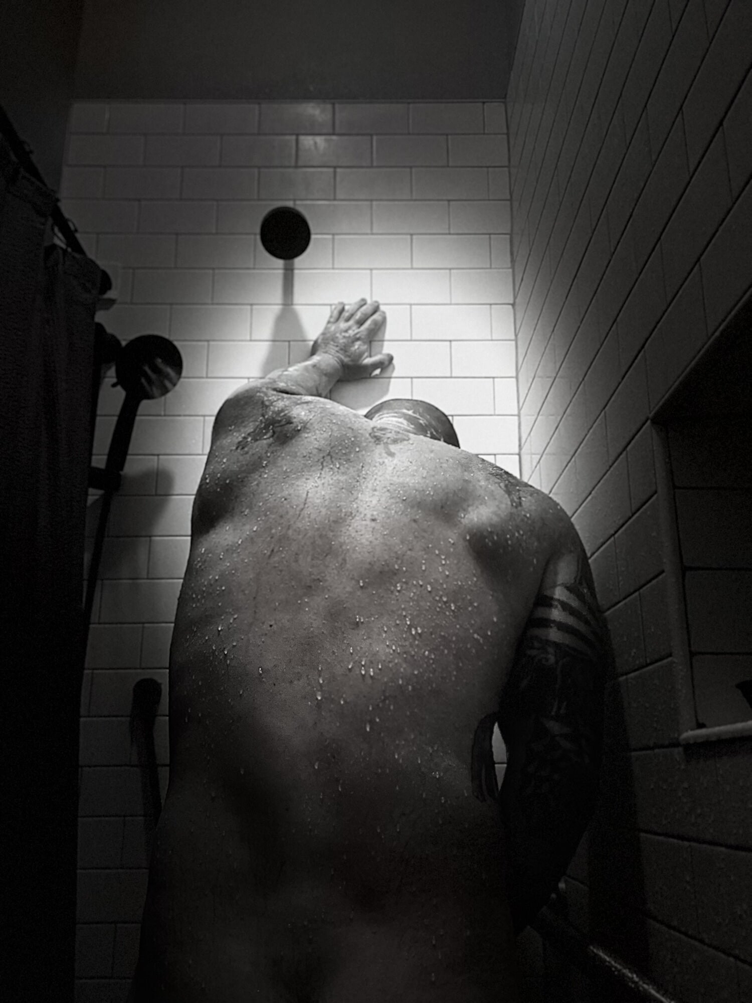Shower masturbation