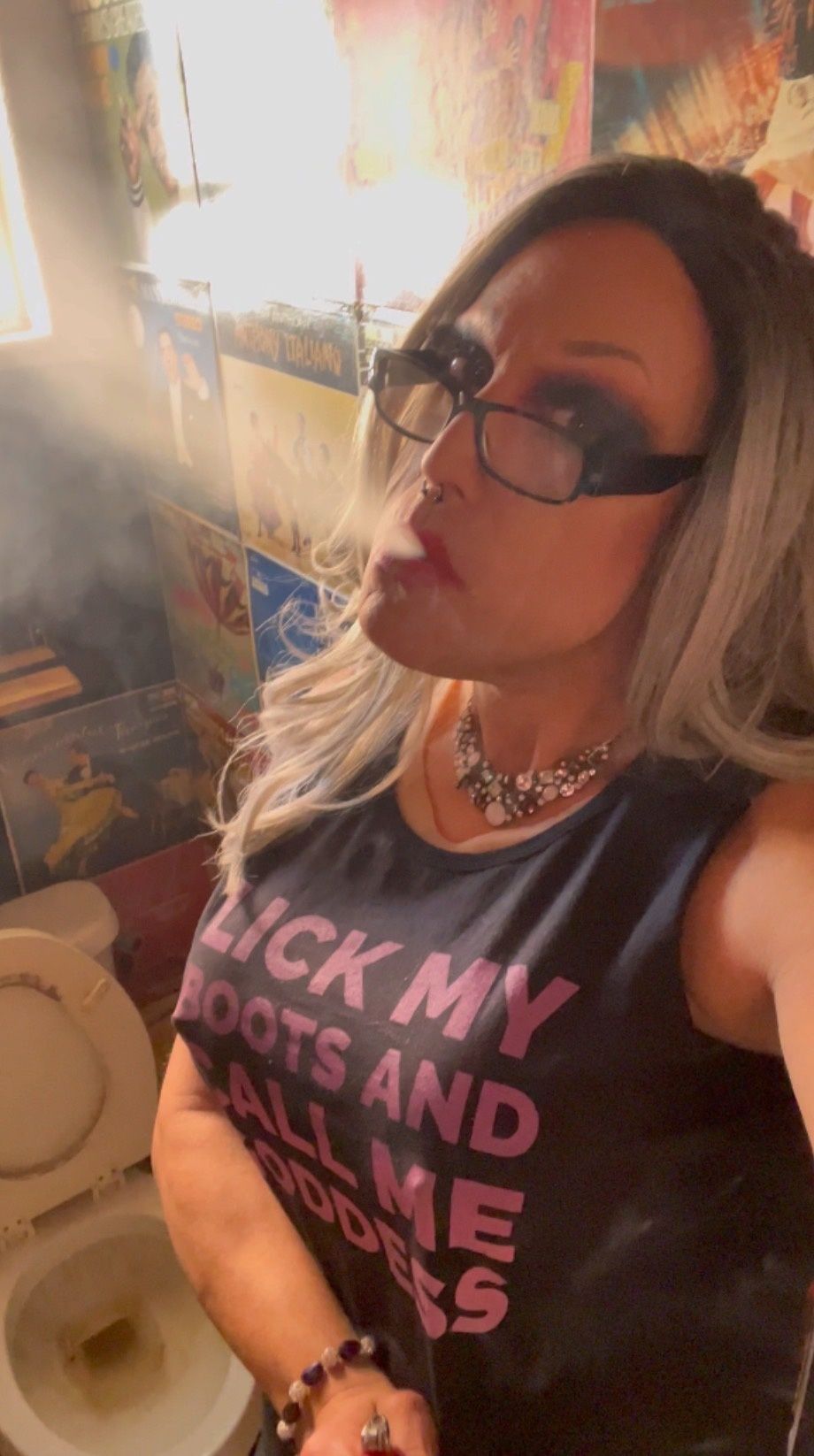 Trans Goddess Smoking Fetish #11