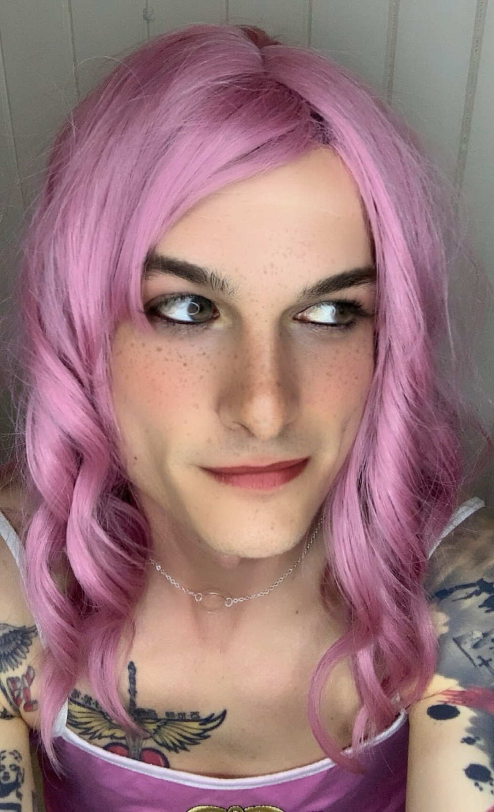 Cute Femboy in pink #7