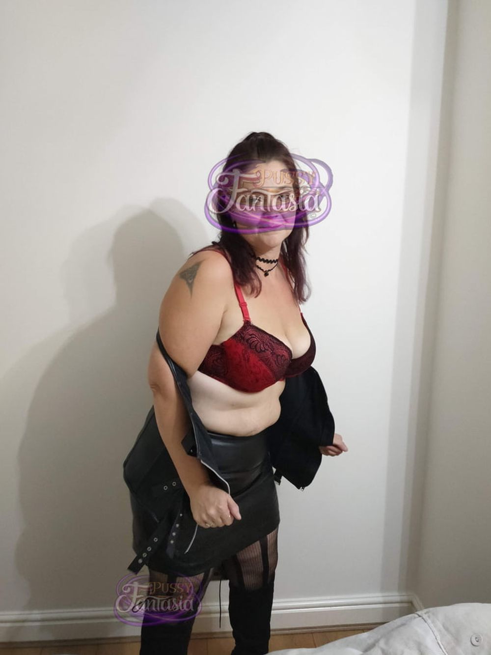 PVC &amp; stocking strip tease #14