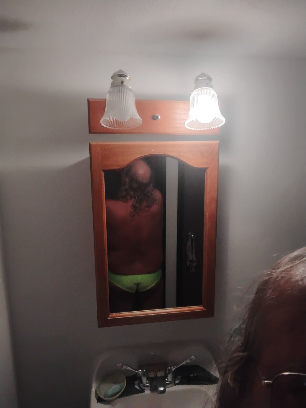 My new lime green Brazilian Briefs  #4