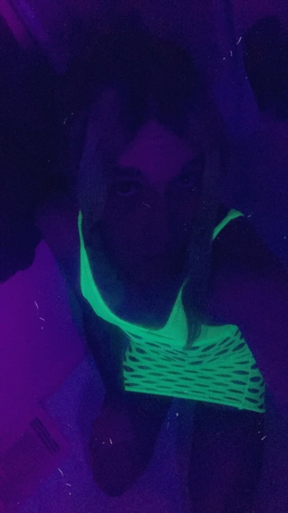 Blacklight Minidress Babe #36