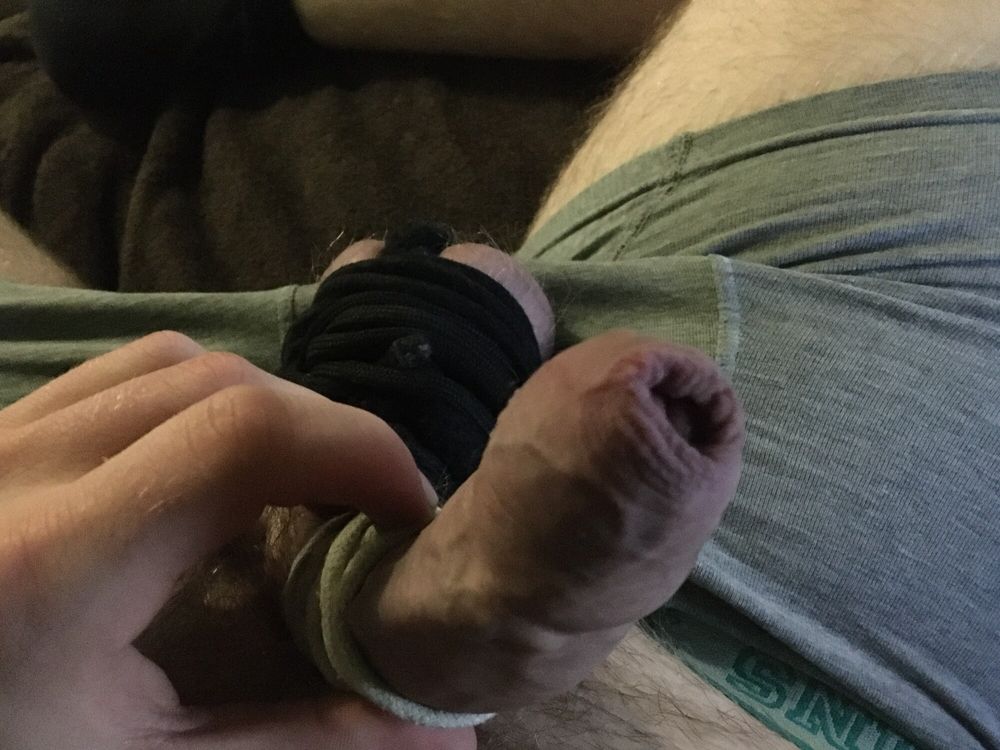 Hairy Dick And Cum Filled Balls Bound #26