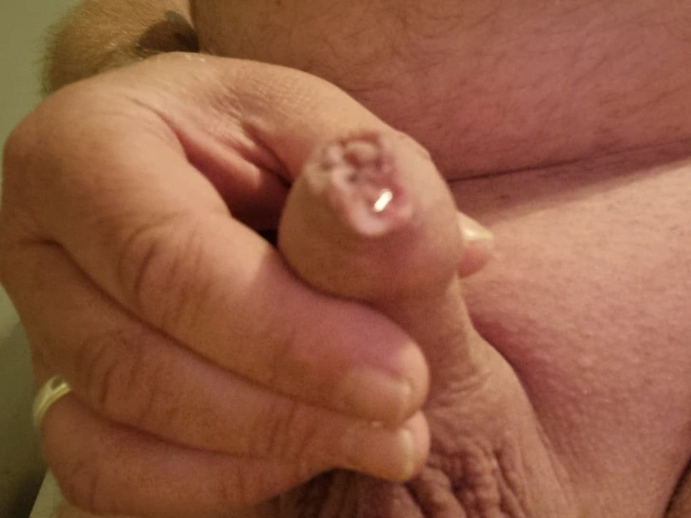 Pre cum and uncut cock 