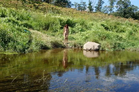 on the stone in volga river         