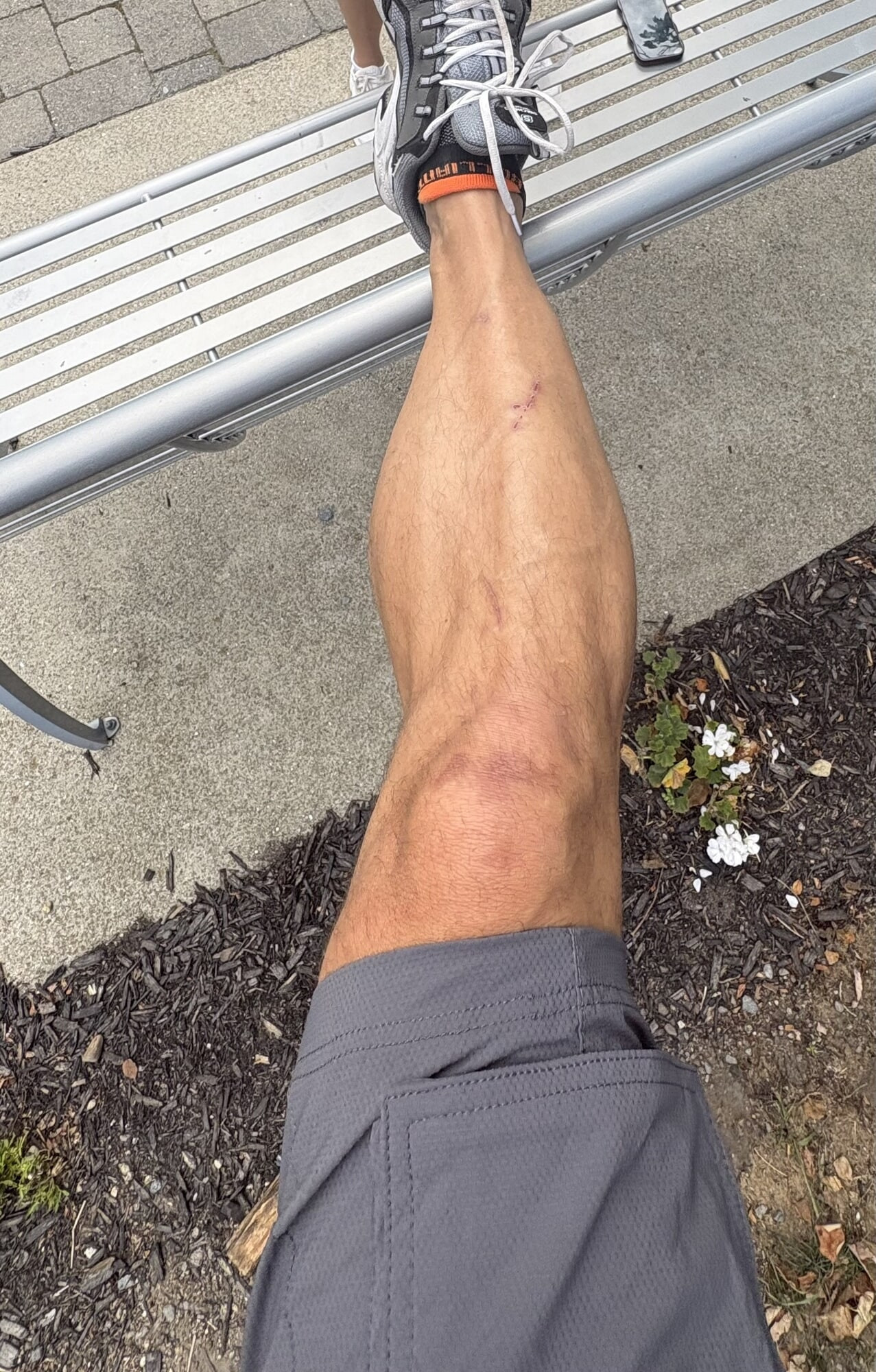 Summer calf stretch 