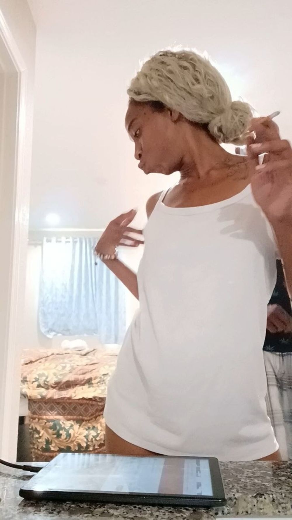 Homemade Amatuer Light Skinned Ebony Milf #21