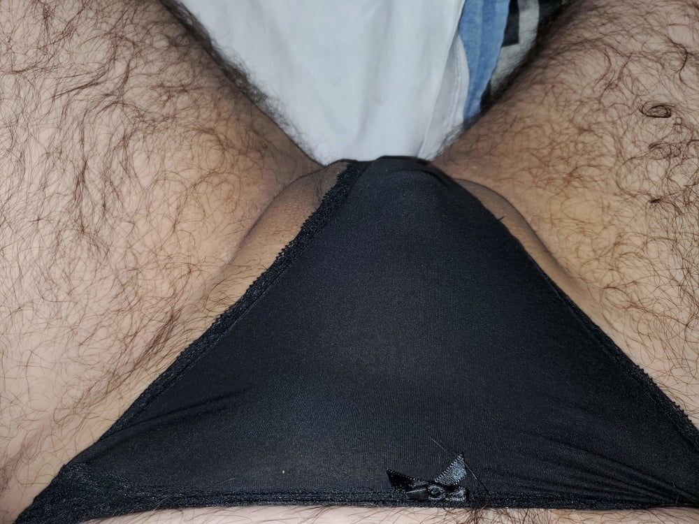 Black thong