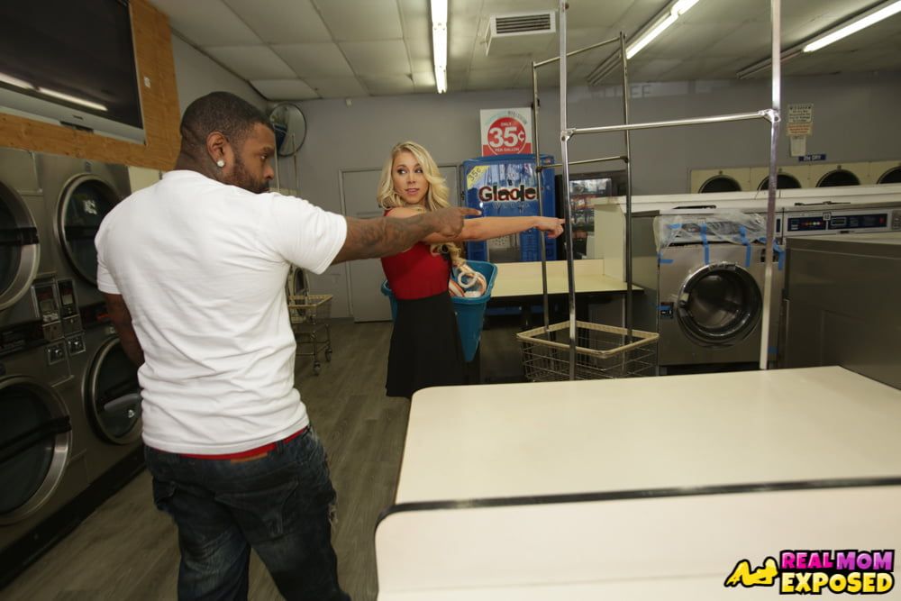 MILF Katie Morgan Takes Multiple Loads At The Laundromat #26