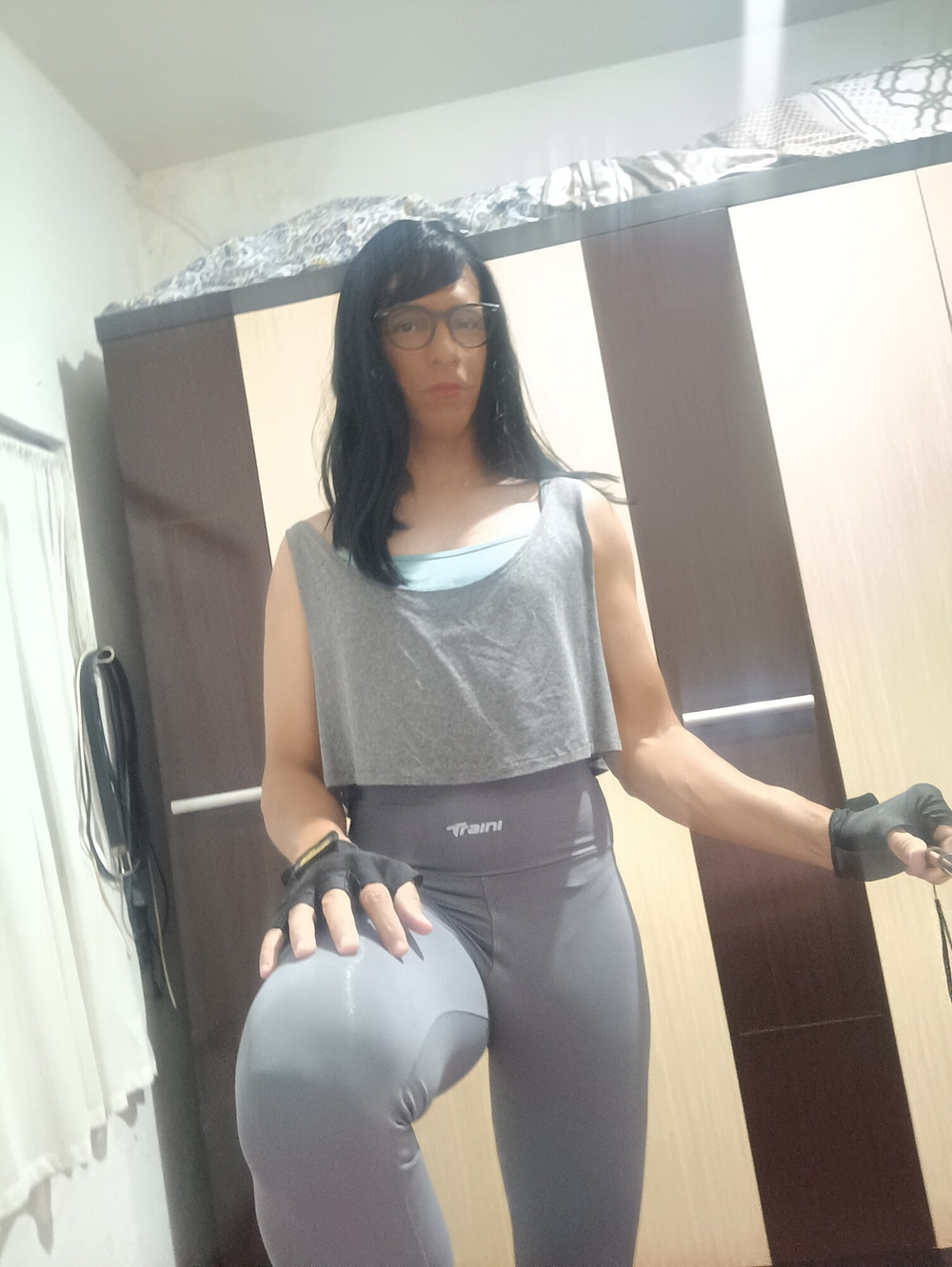 Sakura Nakamura Skinner legging Grey  #43