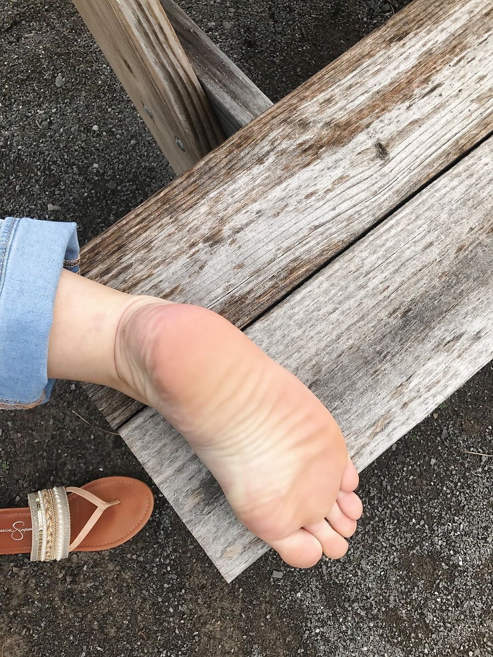 Flat feet for footfetish #18