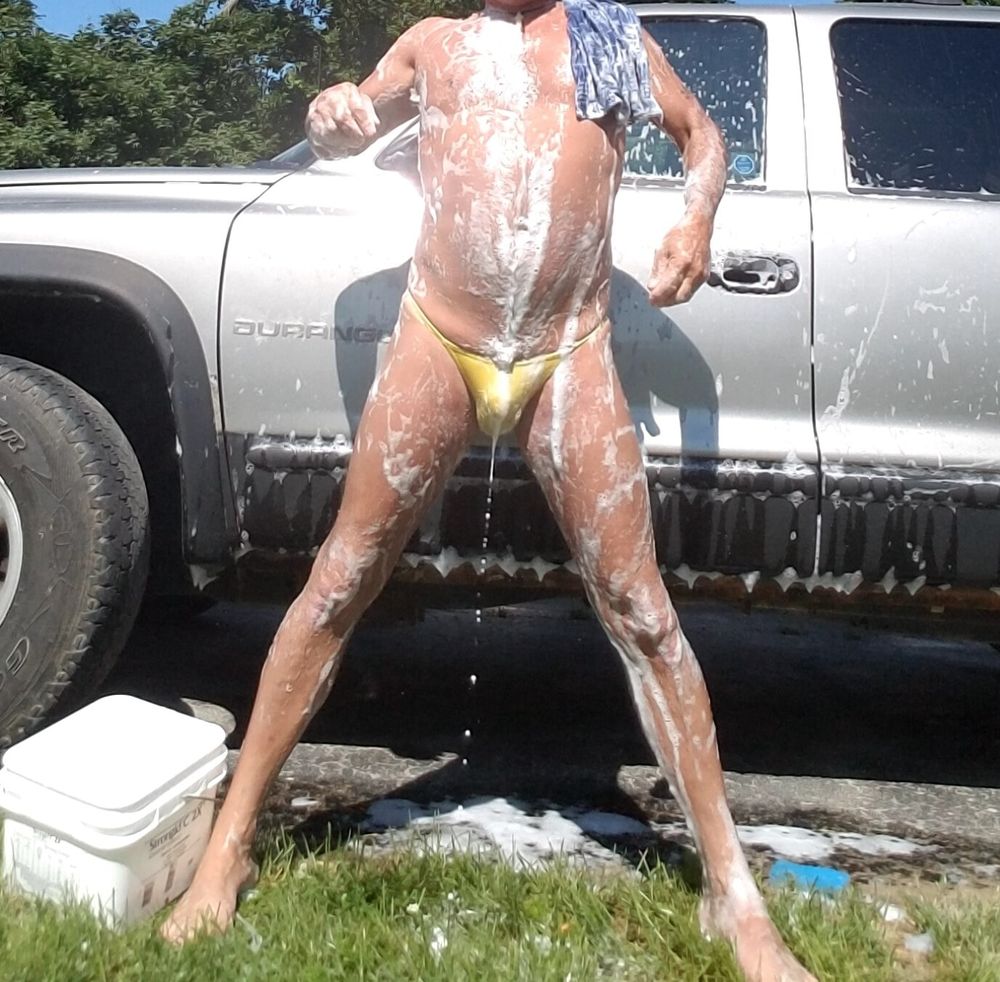 Nude Public Car Wash #19